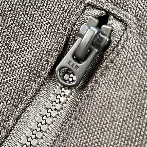 G-star Raw Jacket Mens XL Side Stripe Track Top Full Zip Tape Inset Raven Color - Picture 4 of 16